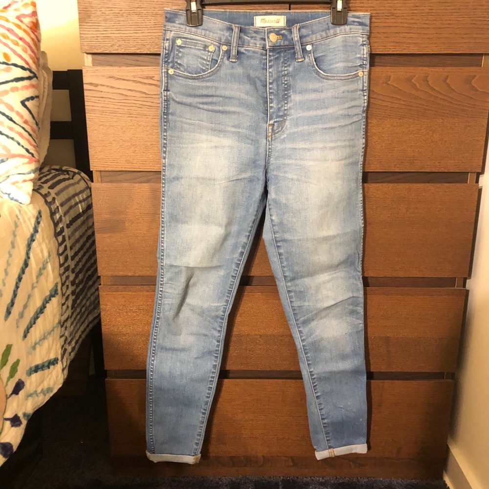 Madewell High Riser Skinny Skinny Jeans